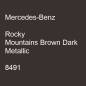 Preview: Mercedes-Benz, Rocky Mountains Brown Dark Metallic, 8491.